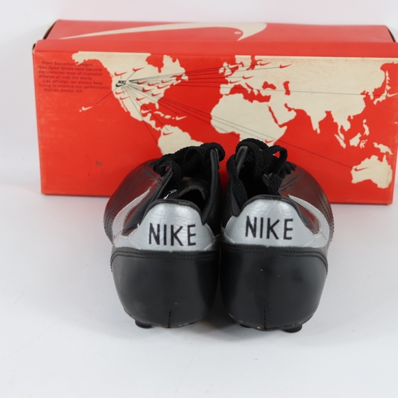 80s New Nike Mens Euro Match Soccer Shoes Black main image 4